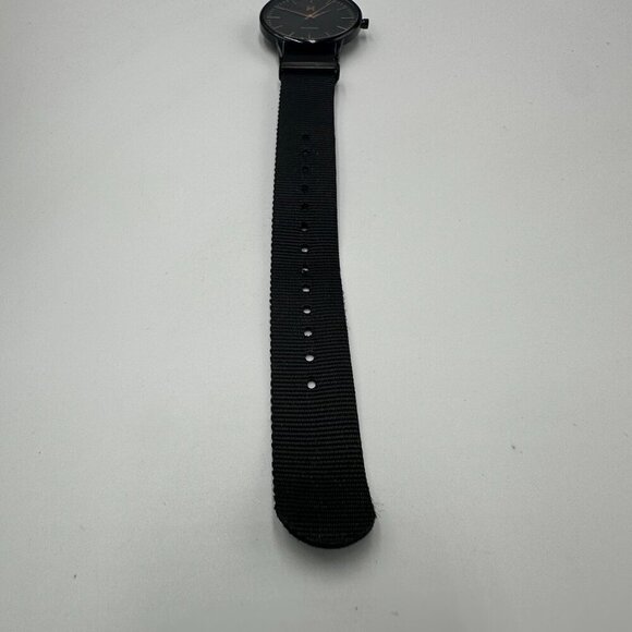 MVMT San Vicente Watch Women Black Nylon Slip Thru Band New Battery 10 Inch - Picture 5 of 13